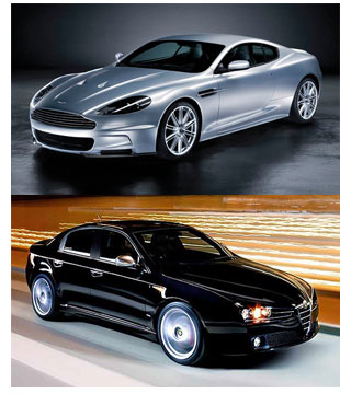 Scalextric makes new Bond set: Aston Martin and Alfa Romeo in Quantum of  Solace