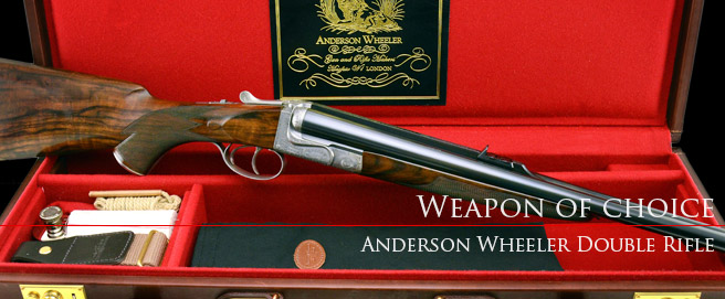 Bond's rifle in SkyFall Bond's rifle in SkyFall