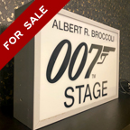 Albert R. Broccoli 007 Stage Sign Pinewood