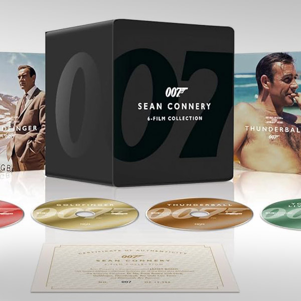 Sean Connery 4K 6 film collection steelbook