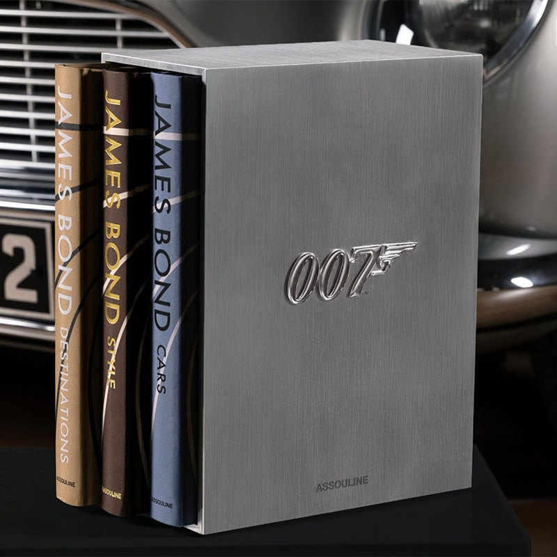 Assouline James Bond Trilogy with Special Edition Slipcase 