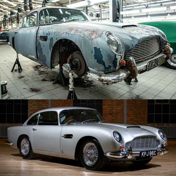 Aston Martin DB5 from driveway rust to £1m dream