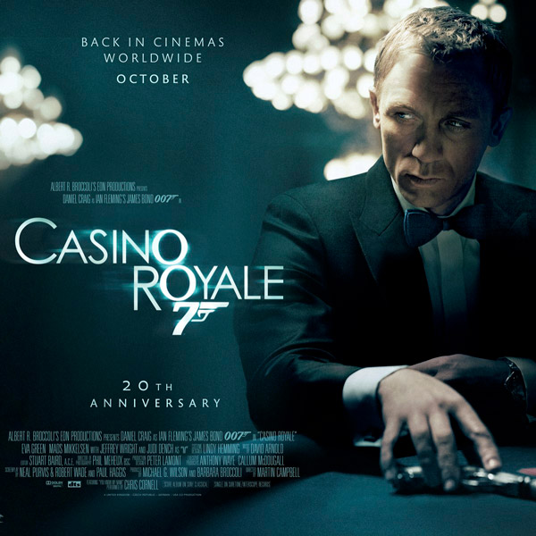 Casino Royale Returns to Cinemas in 4K for 20th Anniversary