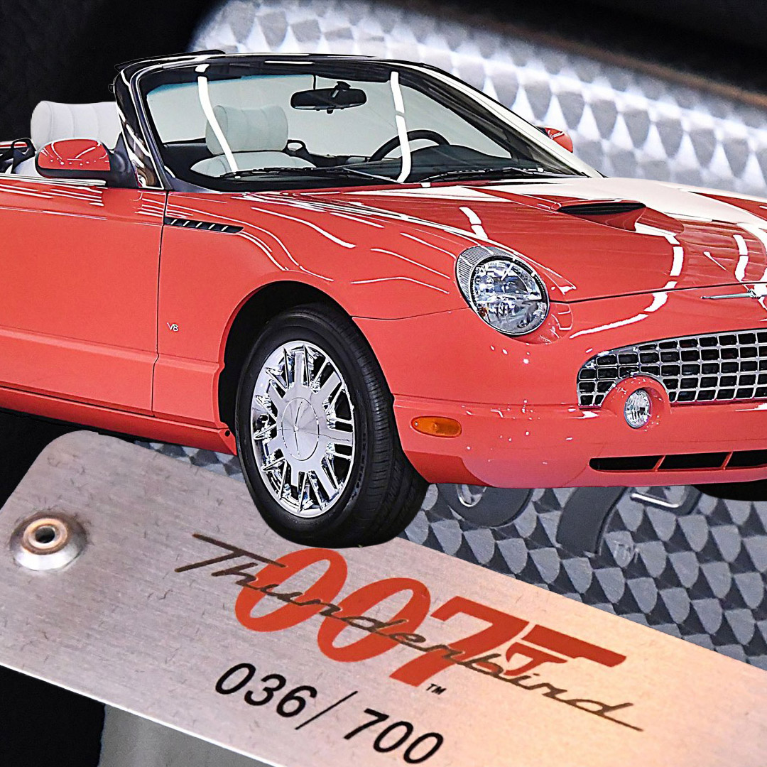 2003 Ford Thunderbird 007 Edition With Just 292 Miles Offered for Sale