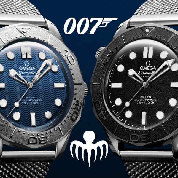OMEGA reveals new James Bond and SPECTRE Seamaster Diver 300M collection