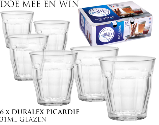 functie Rondlopen inkt Prijsvraag #3 - Win 6 Duralex Picardie glazen | Bond Lifestyle