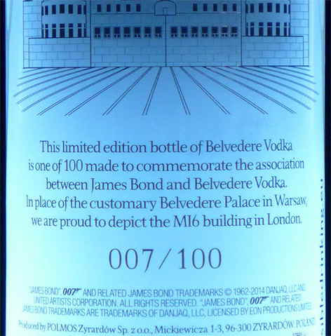 Belvedere Vodka Launches The Official Belvedere 007™ Martini