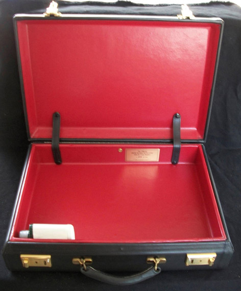 Sold at Auction: SWAINE ADENEY BRIGG LIMITED A FINE LEATHER MINI
