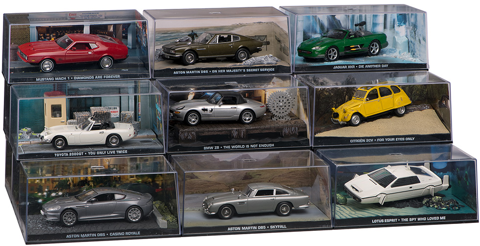 james bond model car collection