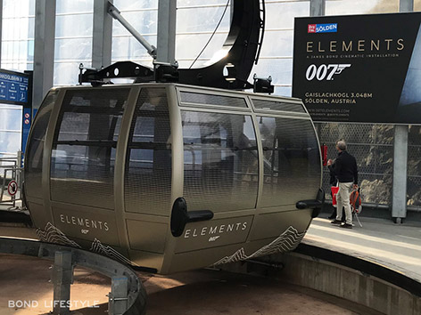 007 Elements solden gaislachkogl james bond gold gondola cable car 