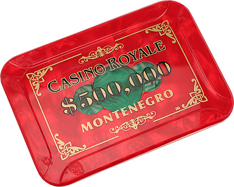 Casino Royale 500000 chip montenegro film prop carta mundi james bond