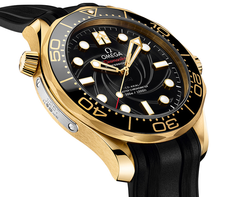 Omega James Bond Limited Edition set with two OHMSS Seamaster 300M Diver  watches in Globe-Trotter case