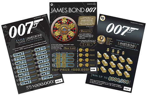 James Bond 007 lottery tickets no time to die