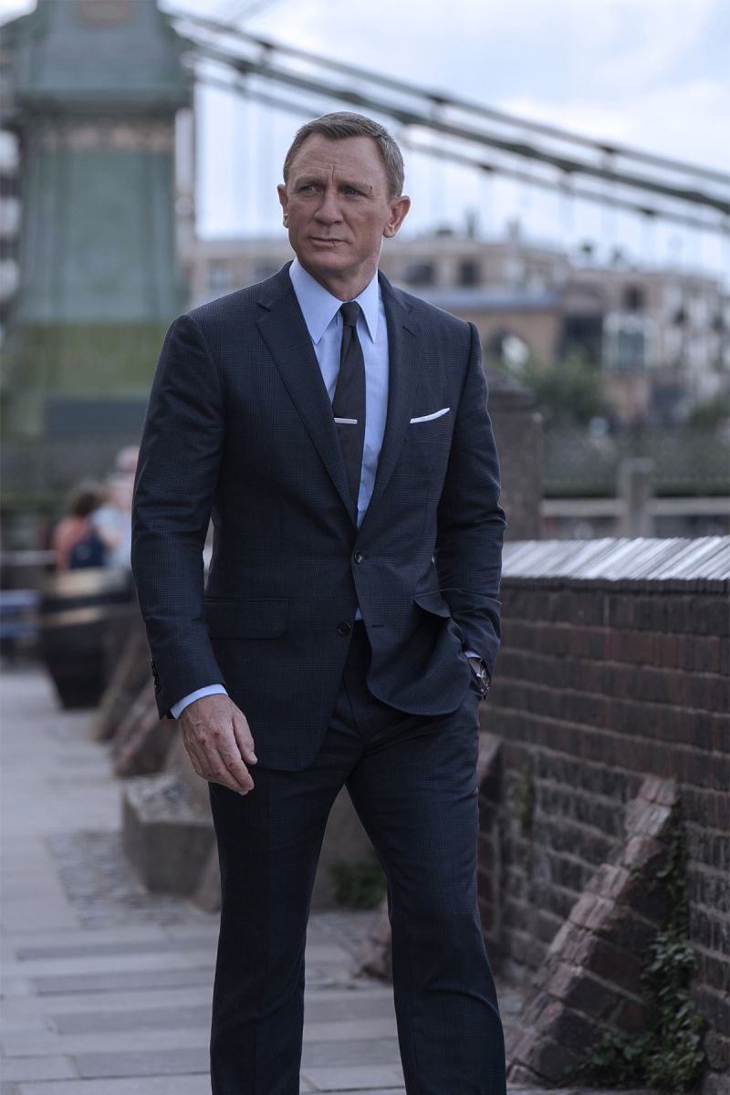 No Time to Die James Bond Navy Blue Suit
