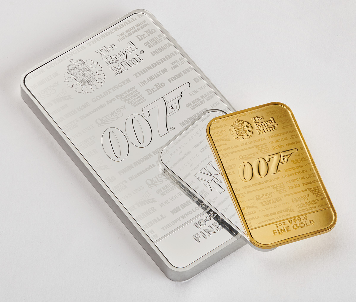 Royal Mint releases No Time To Die Bullion Bars Bond Lifestyle