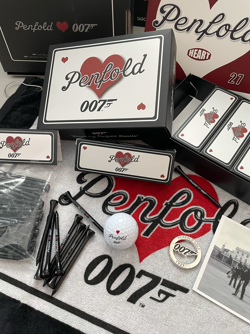 Penfold 007 Collection golf balls and accessories now |