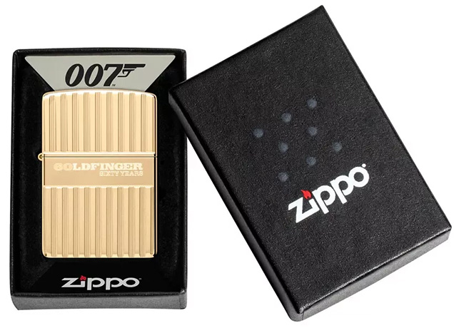 zippo 007 james bond goldfinger