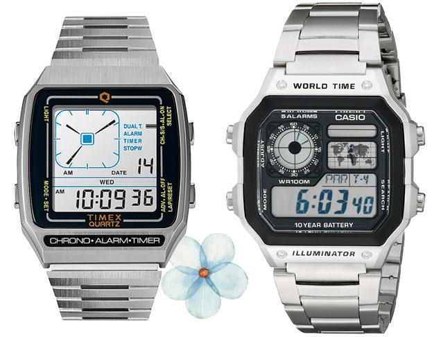 Retro watches digital