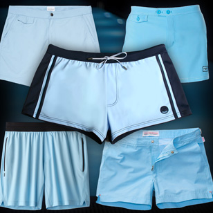 James Bond blue swim shorts alternatives