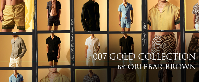 Orlebar Brown 007 Gold Collection pre-order HP