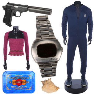 James Bond's Pulsar P2 watch and other rare items at Prop Store Entertainment Memorabilia Live Auction