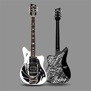 Limited Edition James Bond 007 Guitar by Duesenberg