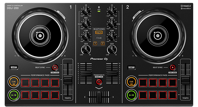 Pioneer DJ DDJ-200 2-channel Smart DJ controller