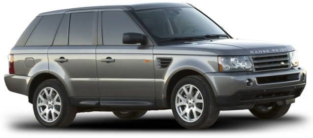 The grey Range Rover Sport is used by Bond in Bolivia.