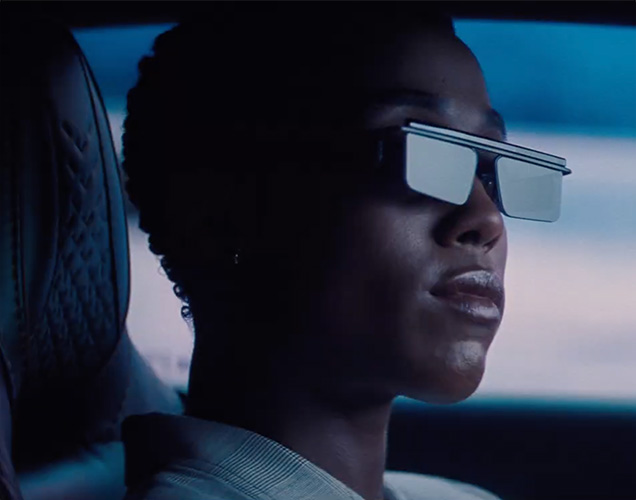 Nomi (Lashana Lynch) wearing the Adam Selman x Le Specs The Flex sunglasses