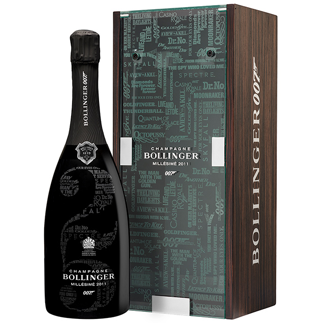 Bollinger 007 Limited Edition Millésimé 2011 celebrates 25 Bond films