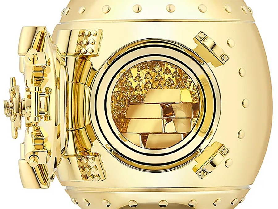 faberge goldfinger egg objet open detail