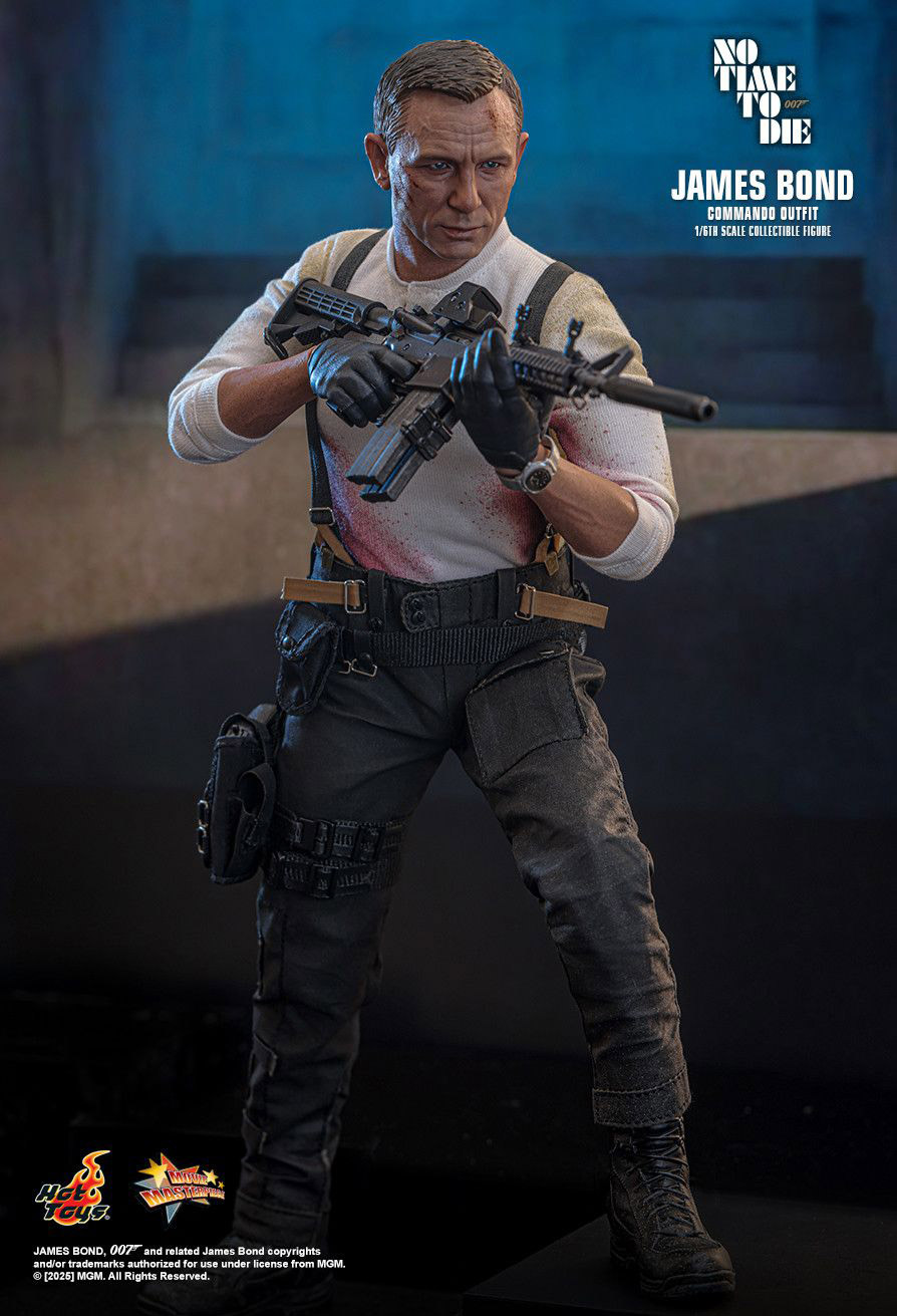 Hot Toys 1 6th scale Commando Outfit James Bond No Time To Die belt trousers shirt