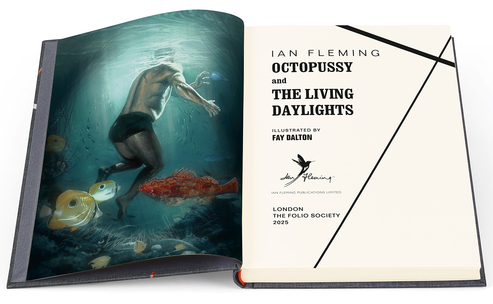 The Folio Society Octopussy and The Living Daylights title page
