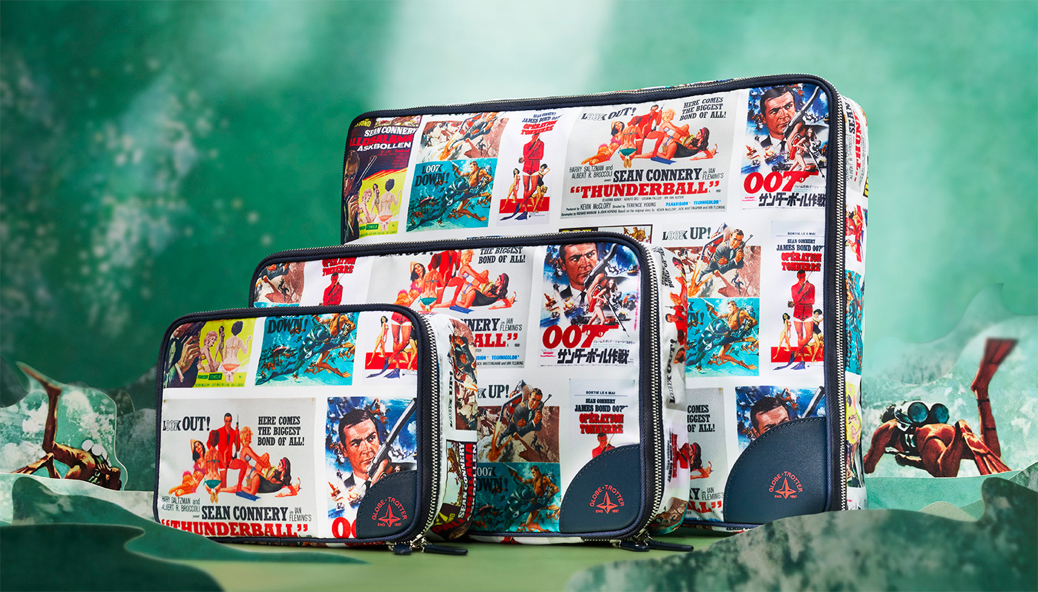 Globe-Trotter Thunderball Collection Packing Cubes