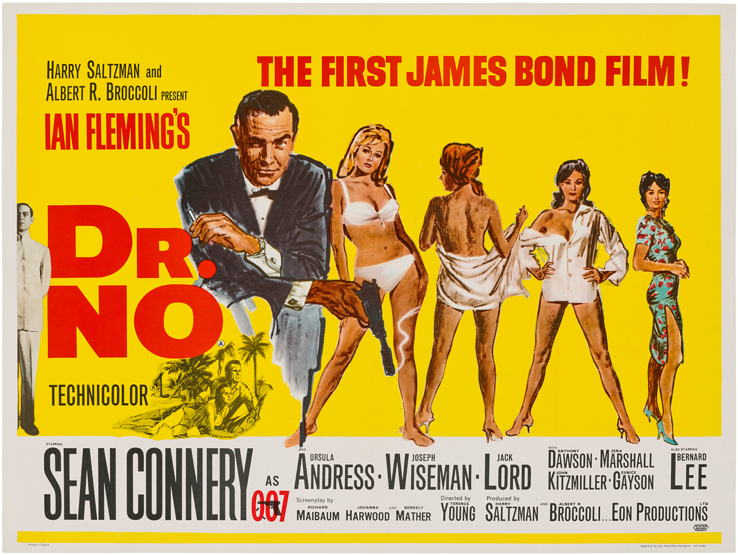 Dr No James Bond Poster Christies auction