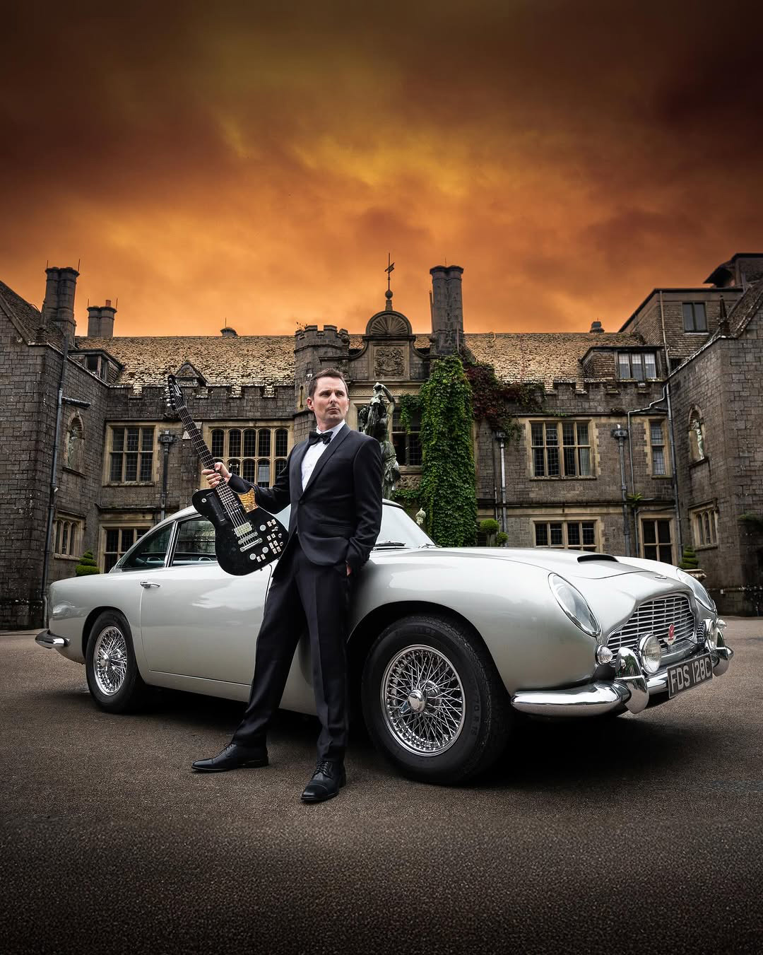 Aston Martin DB5 Featured in Bond-inspired campaign with Matthew Bellamy 2