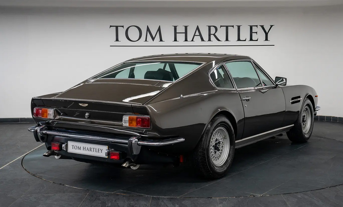 Tom Hartley Aston Martin V8 Vantage James Bond No Time To Die For Sale rear 1