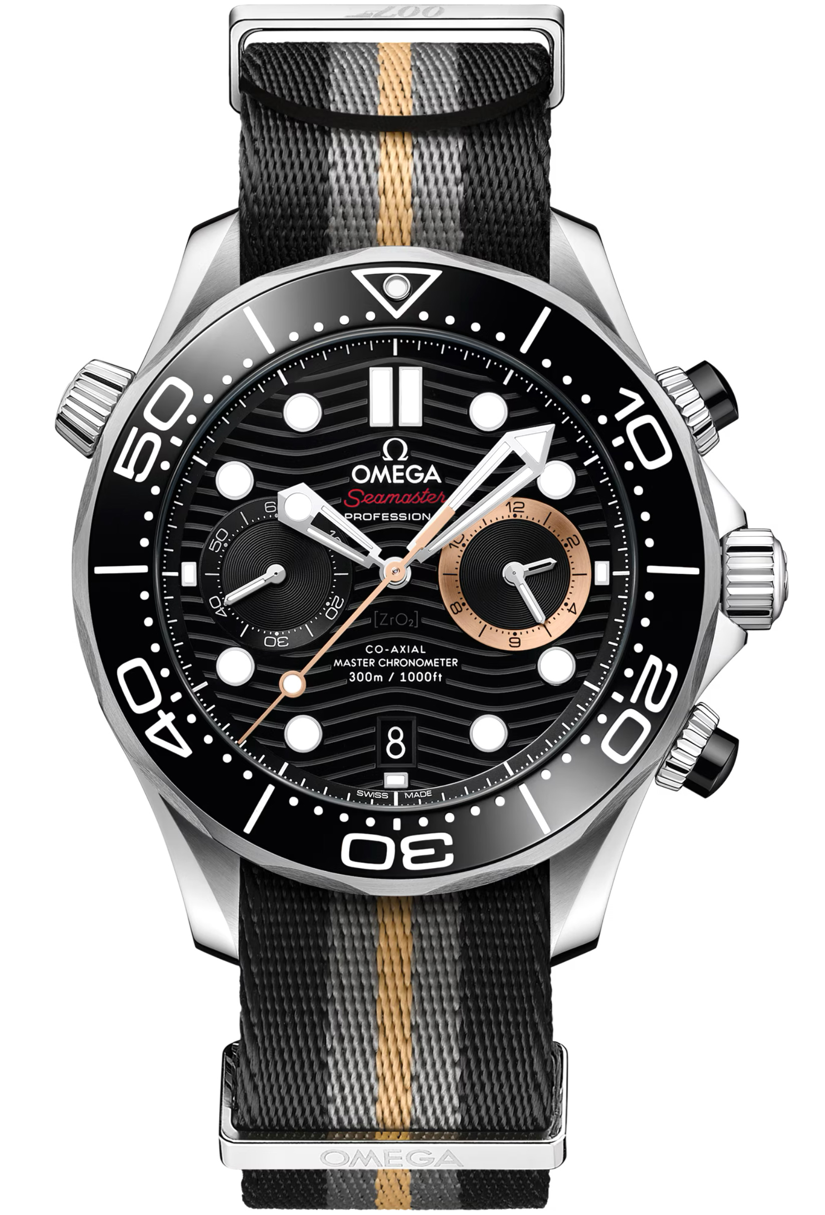 Omega Seamaster Diver 300M Chronograph 007 First Light 210.32.44.51.01.002