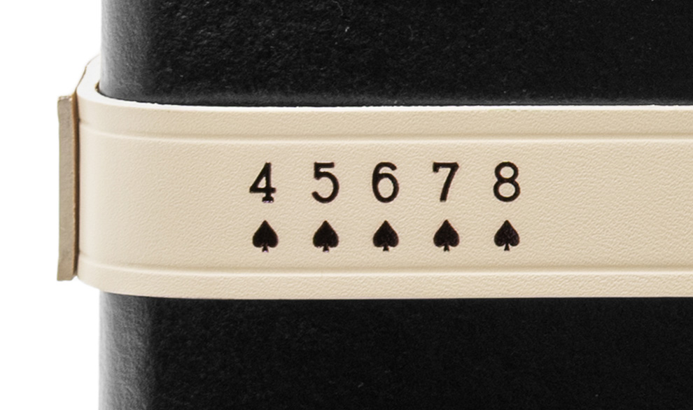 globe-trotter case strap winning poker hand 4 5 6 7 8