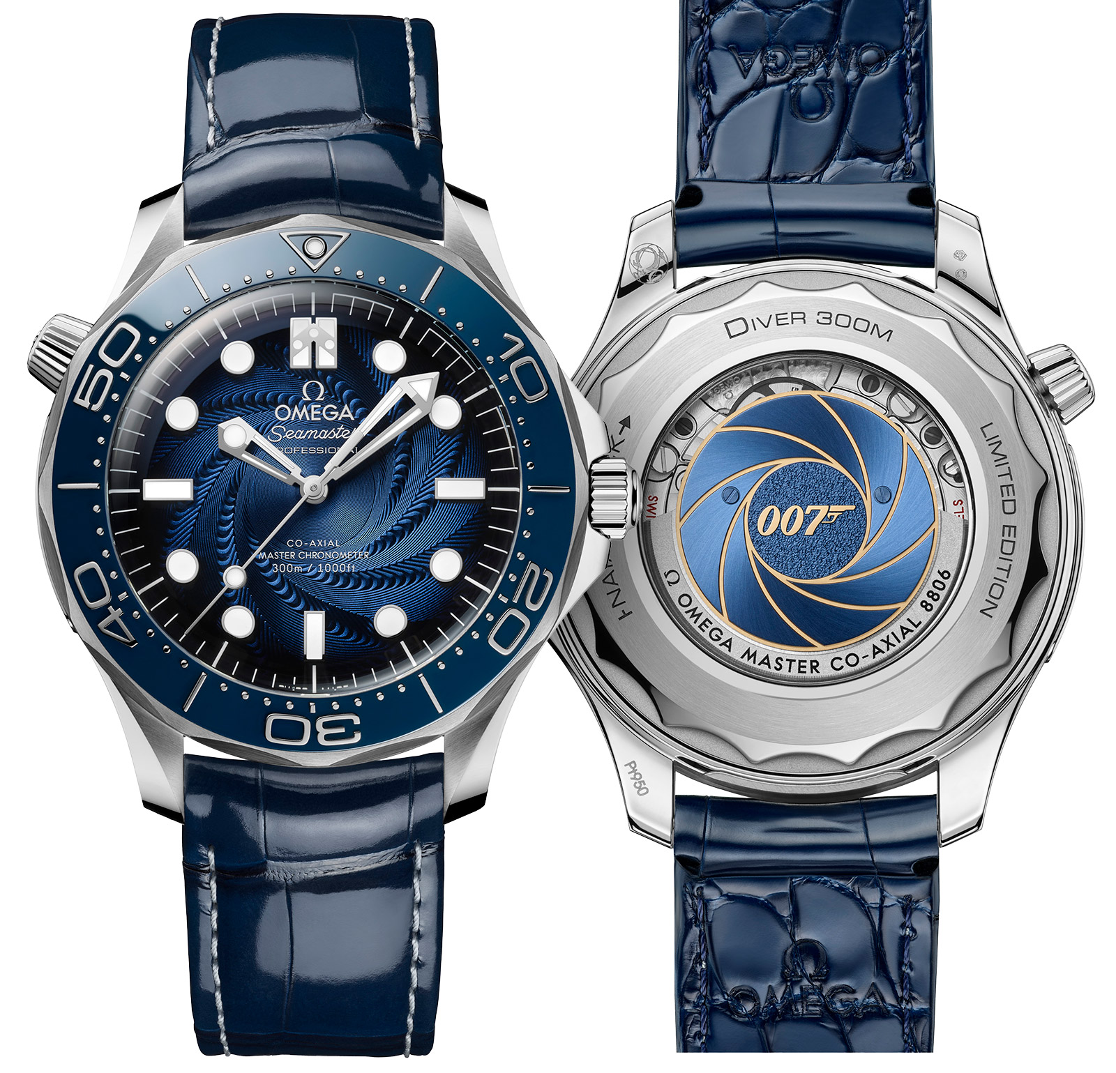 OMEGA James Bond platinum-gold watch reference 210.83.42.20.03.001