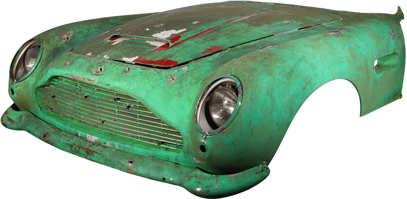 SkyFall Production-Used "Green Buck" Aston Martin DB5 Front