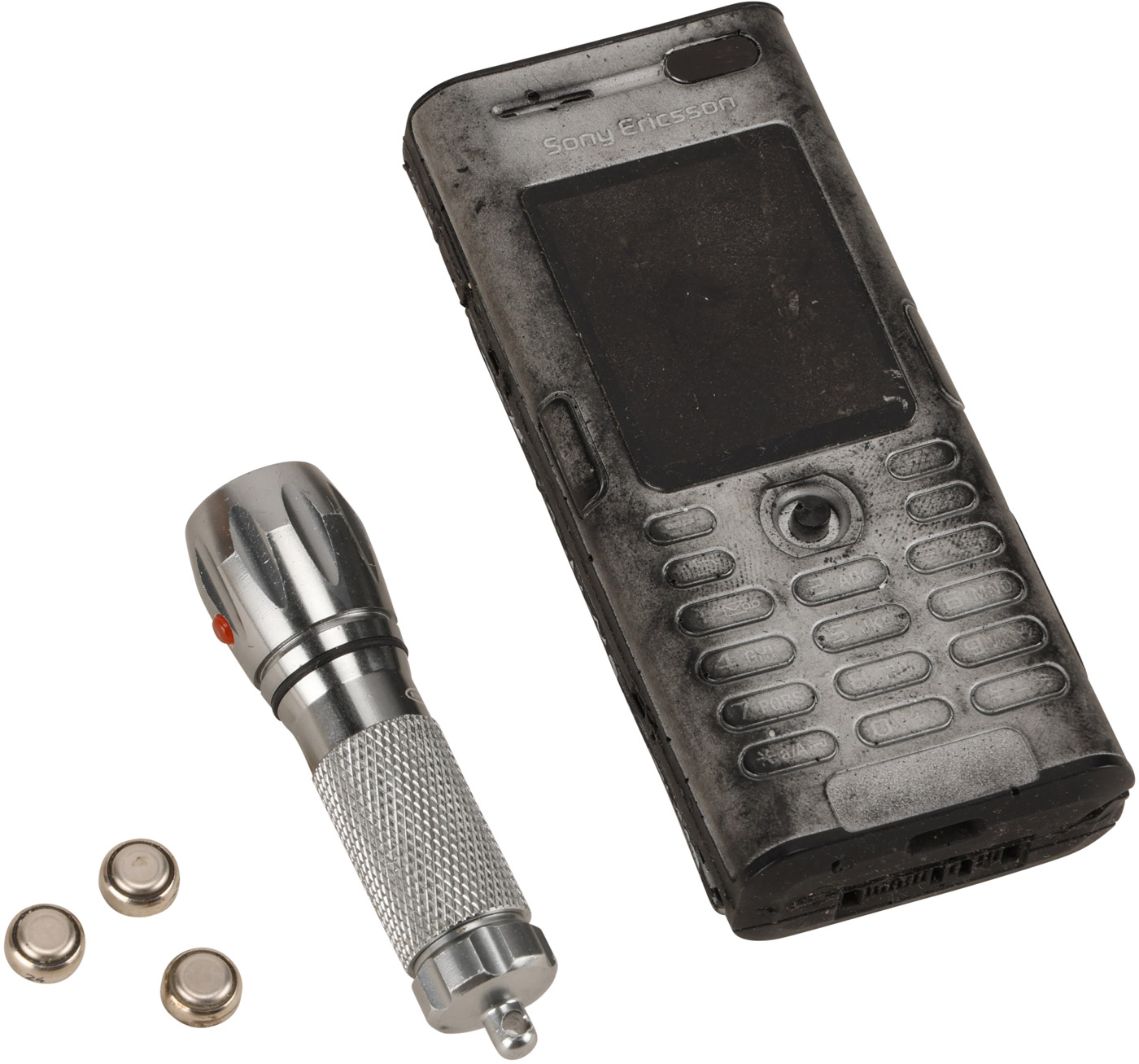 Casino Royale Detonator Phone and Light-Up Keychain Bomb