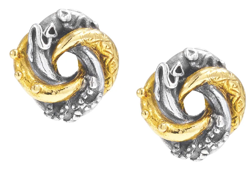 sophie harley tiny loveknot earrings