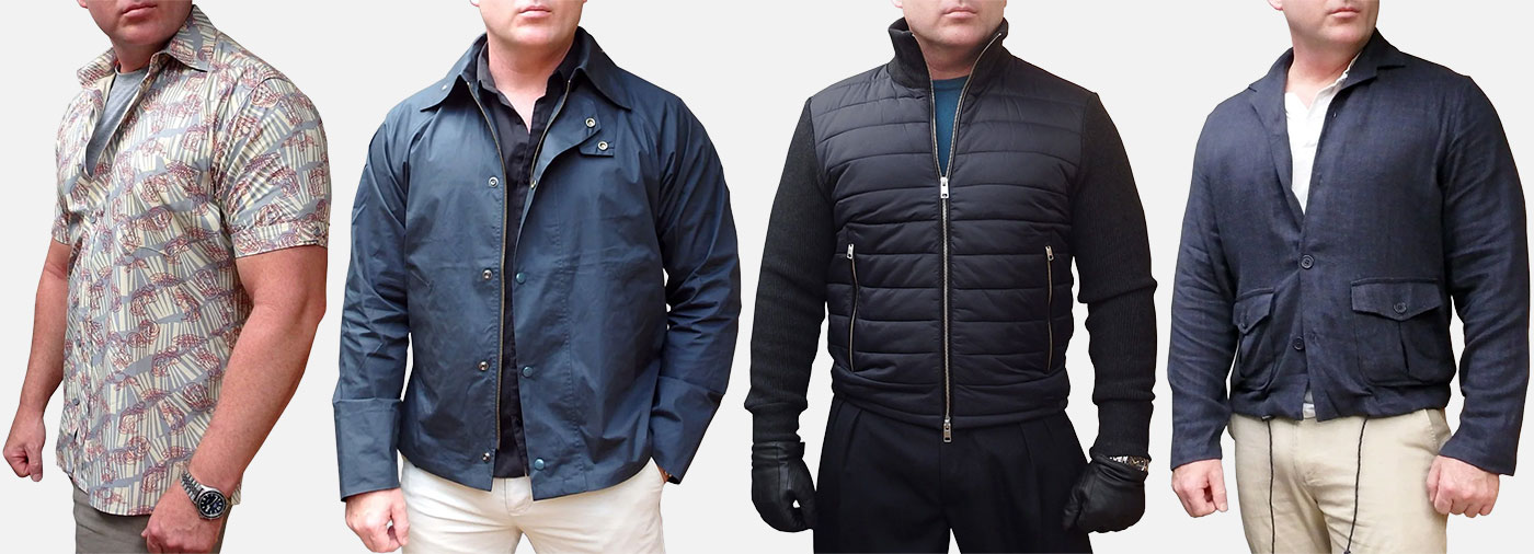 Royale Filmwear selection jackets and shirt