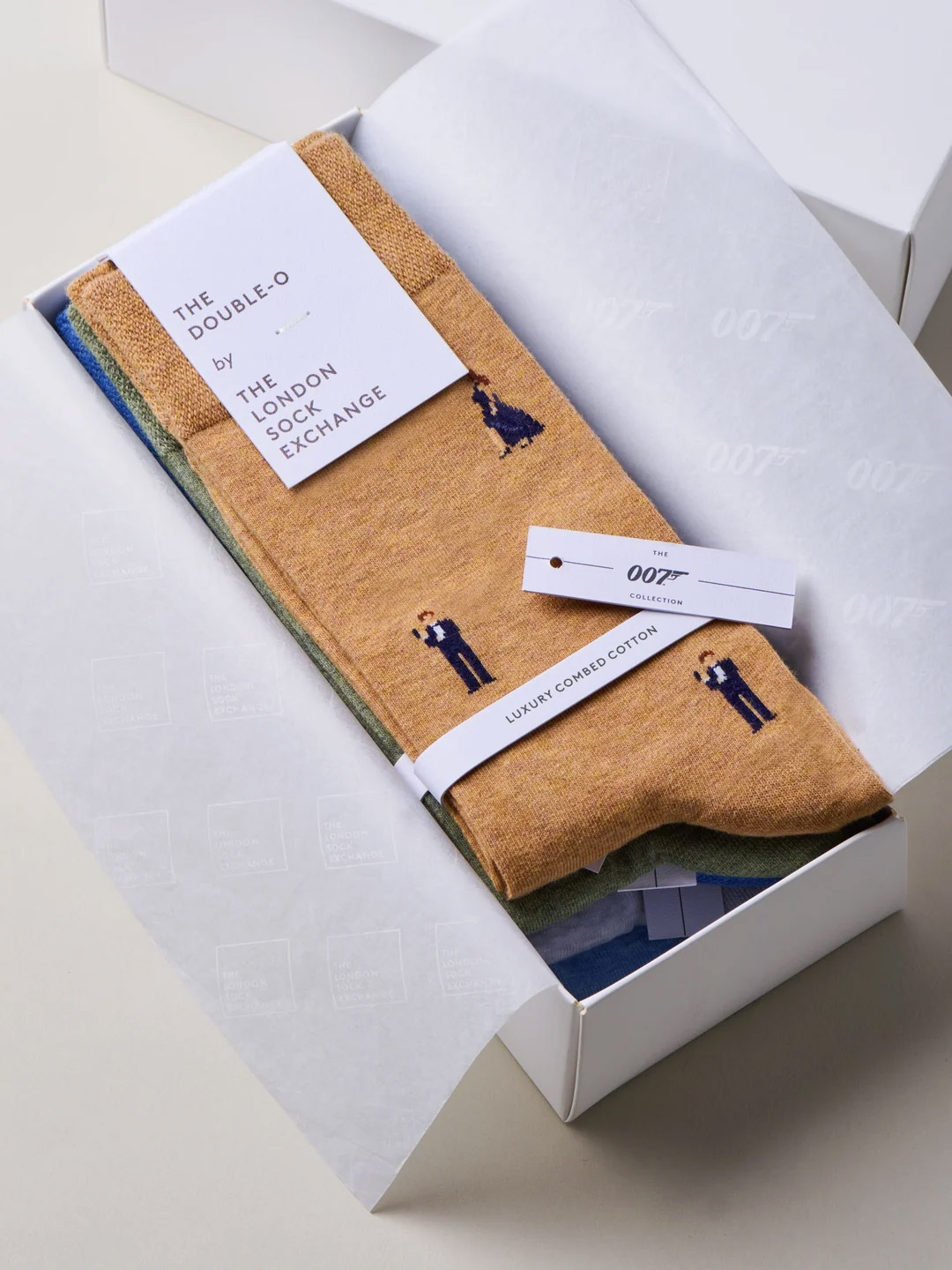 The London Sock Exchange unveils The Spy Who Loved Me sock giftbox