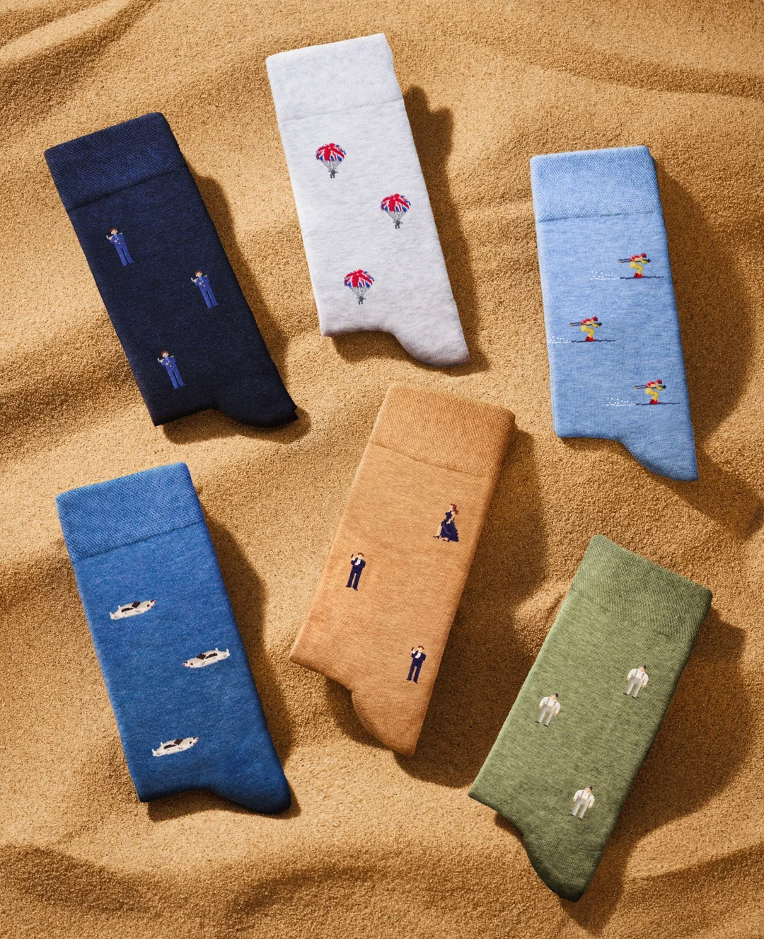 The Spy Who Loved Me sock giftbox by The London Sock Exchange