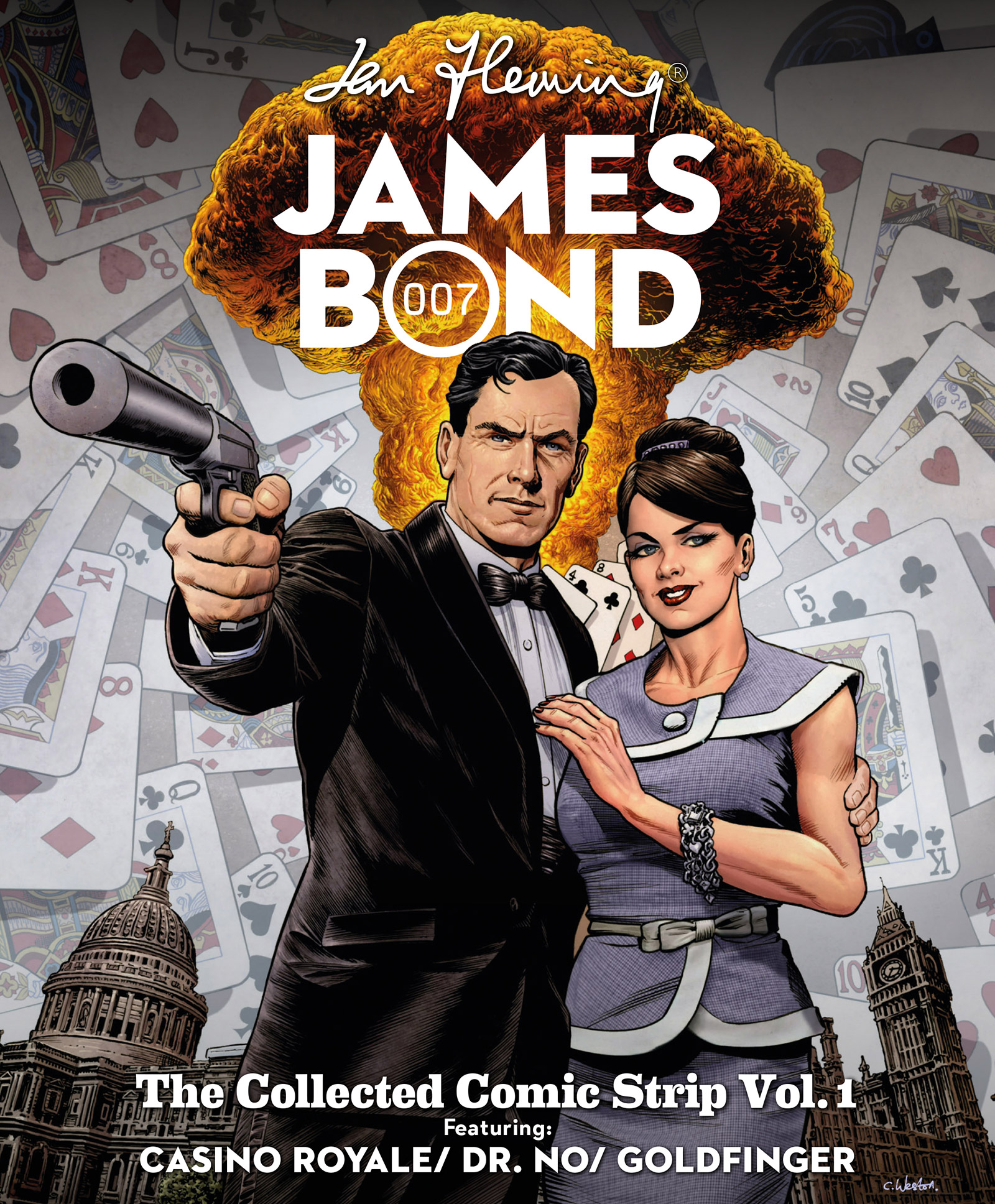 Cover Reveal for Ian Fleming James Bond Signature Comic Strip Collection Vol 1