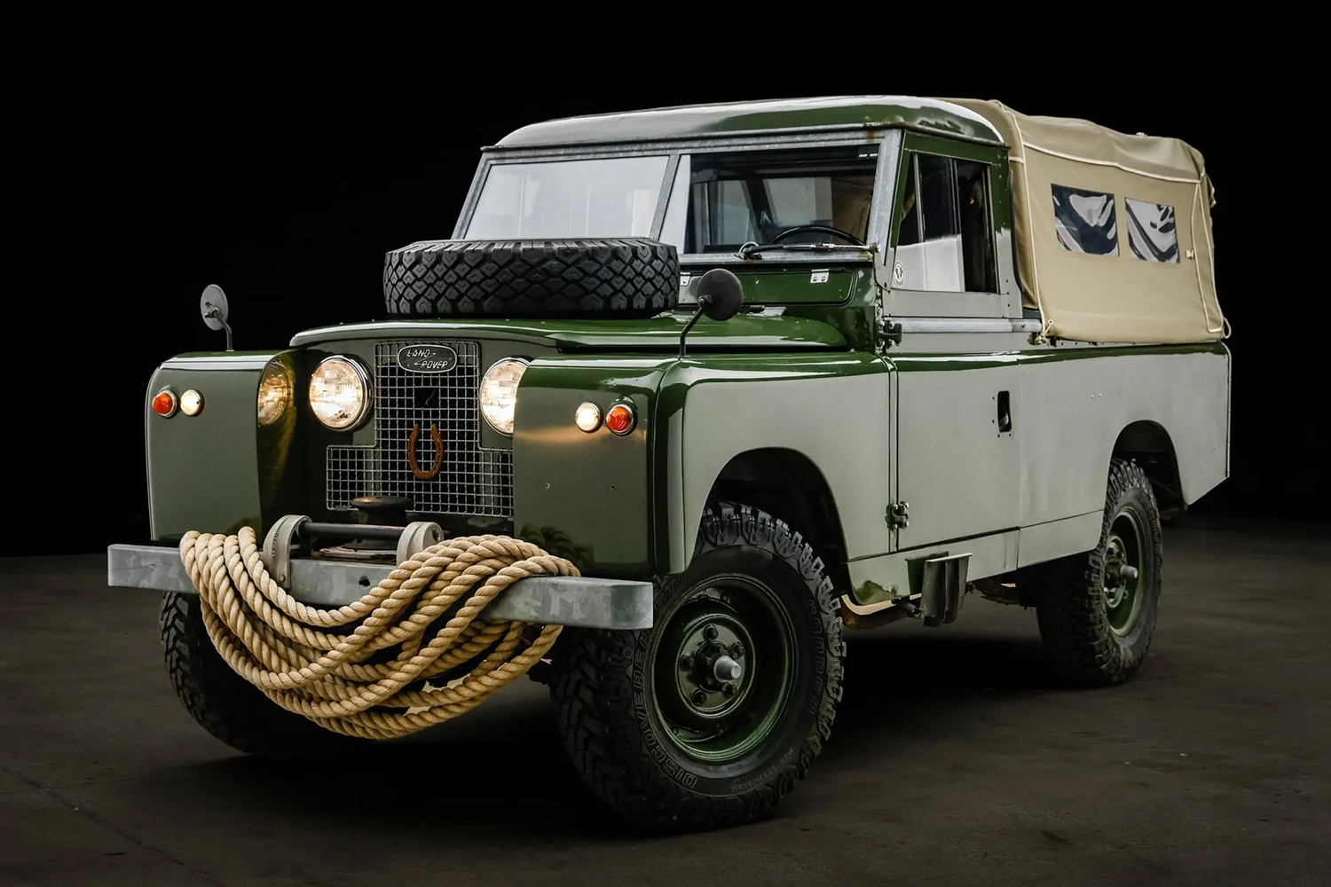 Daniel Craig Rachel Weisz 1959 Land Rover Series II sells for $56000