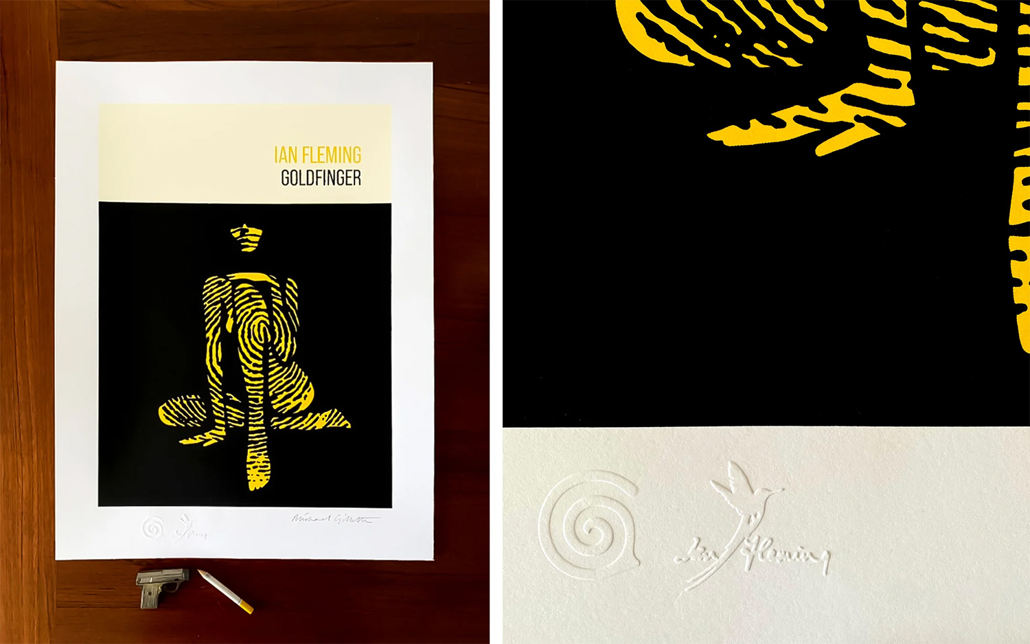 #94 Bond Lifestyle Contest Win a Goldfinger Screen Print Michael Gilette