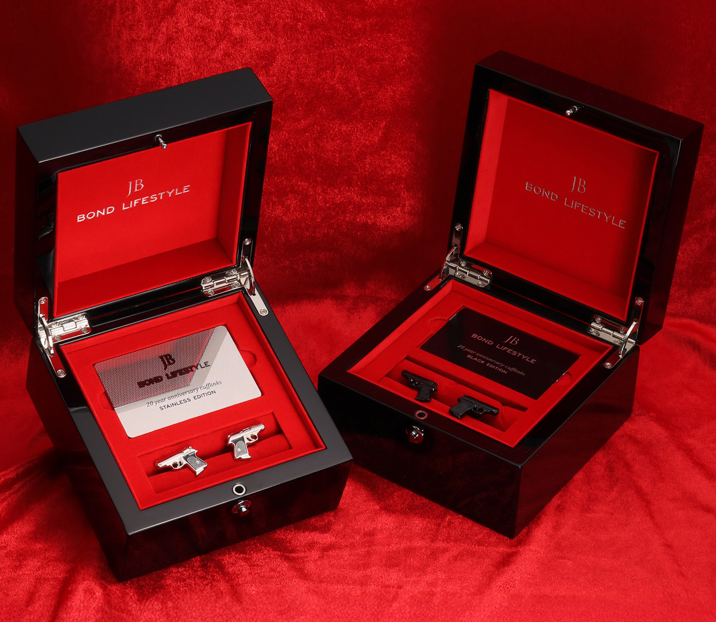 walther ppk gun cufflinks bond lifestyle